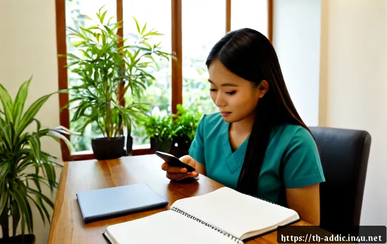 인터넷 중독을 위한 치료 방법 - Photorealistic Thai therapy consultation for internet addiction, compassionate female counselor and ...